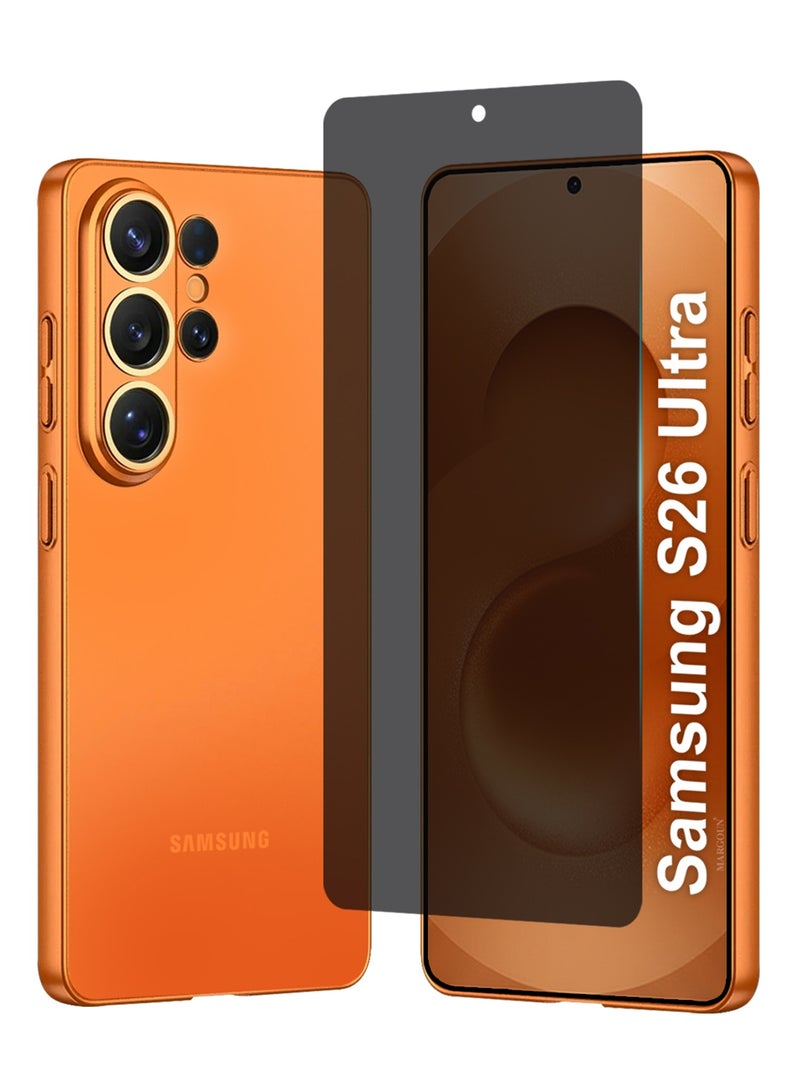 CATANES 2 Pack For Samsung Galaxy S26 Ultra Tempered Glass Screen Protector - Ultra Clear & Scratch Resistant - Bubble-Free Easy Installation- Privacy - Image 4